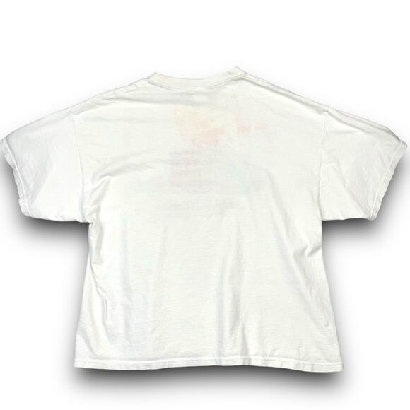 Vintage American Trucking Tshirt 18 Wheeler Cab American Flag White Size XXL - Picture 5 of 7